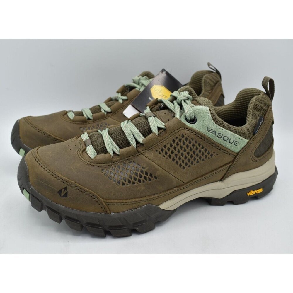 Vasque Women Size 11 Talus AT Low UltraDry Waterproof Bungee Brown Hiking Shoes
